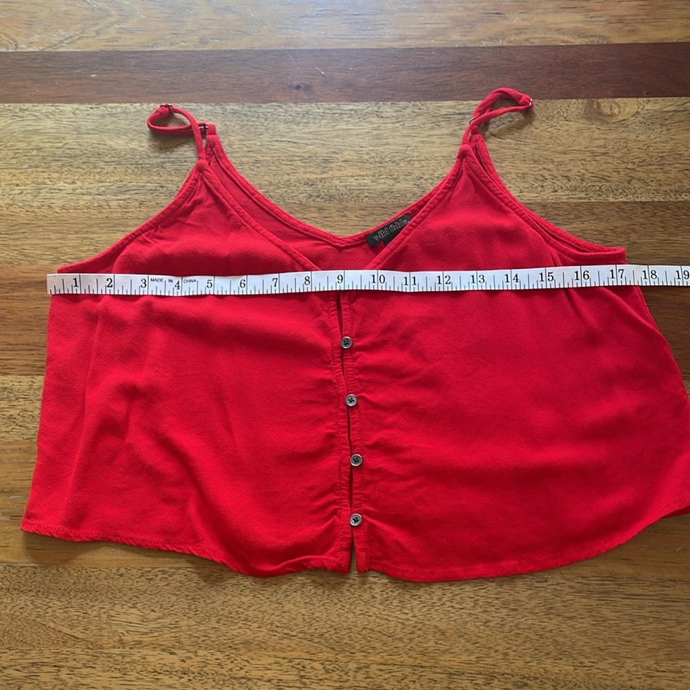 Wild Fable Button-Front Top - Picture 5 of 6